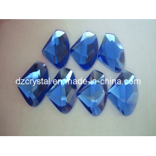 Anisotropic Glass Flat Back Jewelry Beads